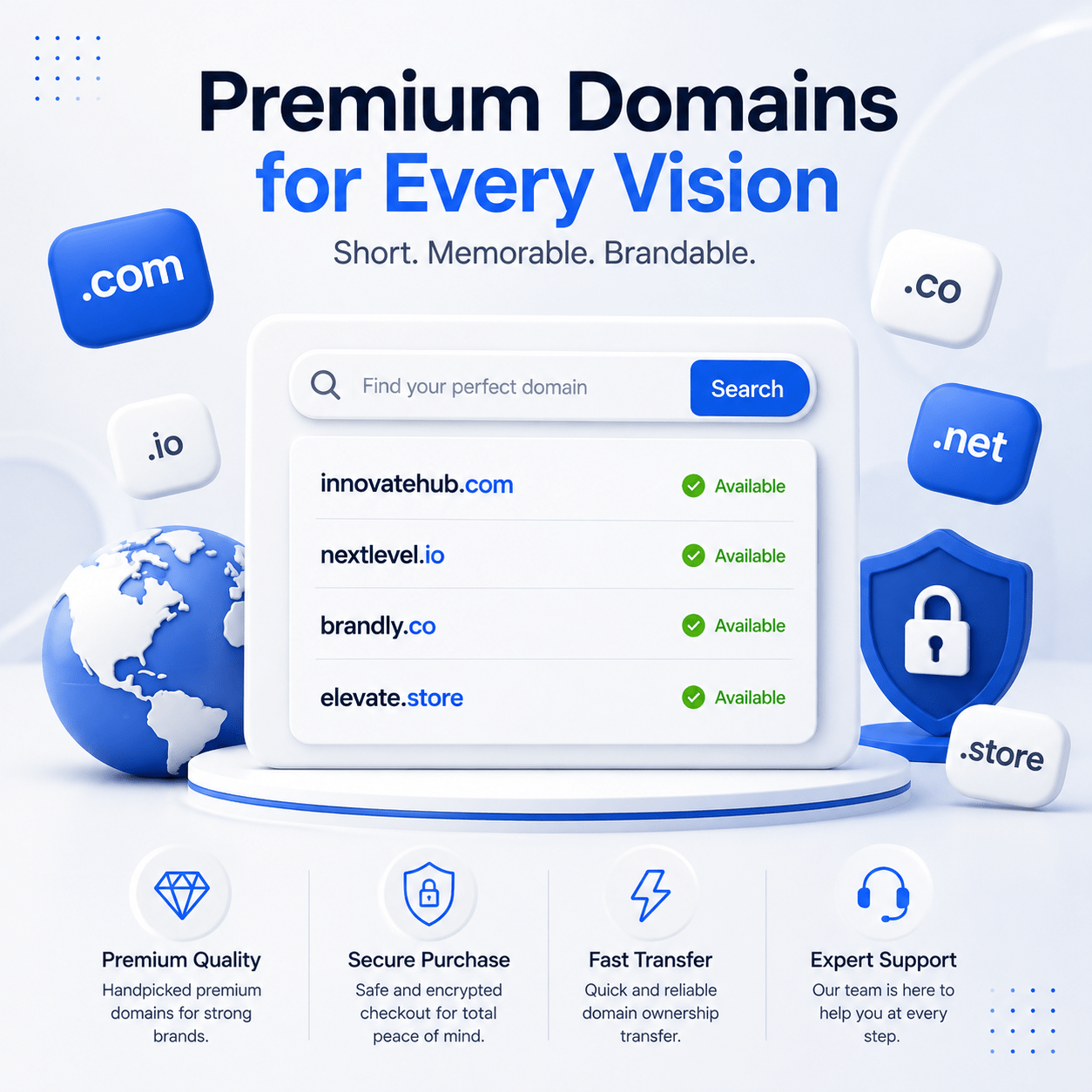 Featured Domains - Redomained